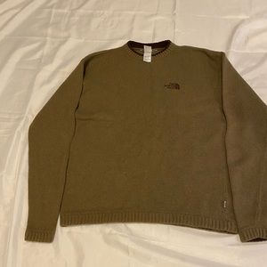The North Face Men’s Sz M Brown Wool Pullover